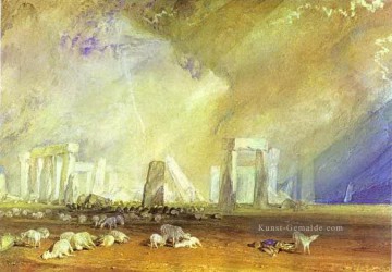 stonehenge detail turner Ölbilder verkaufen - Stonehenge Turner